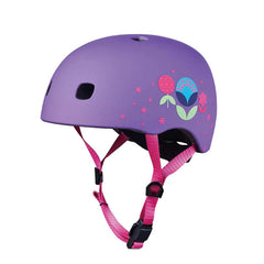 Micro Helmets Purple Floral / XS Micro Kids Scooter Bike Helmet Pattern