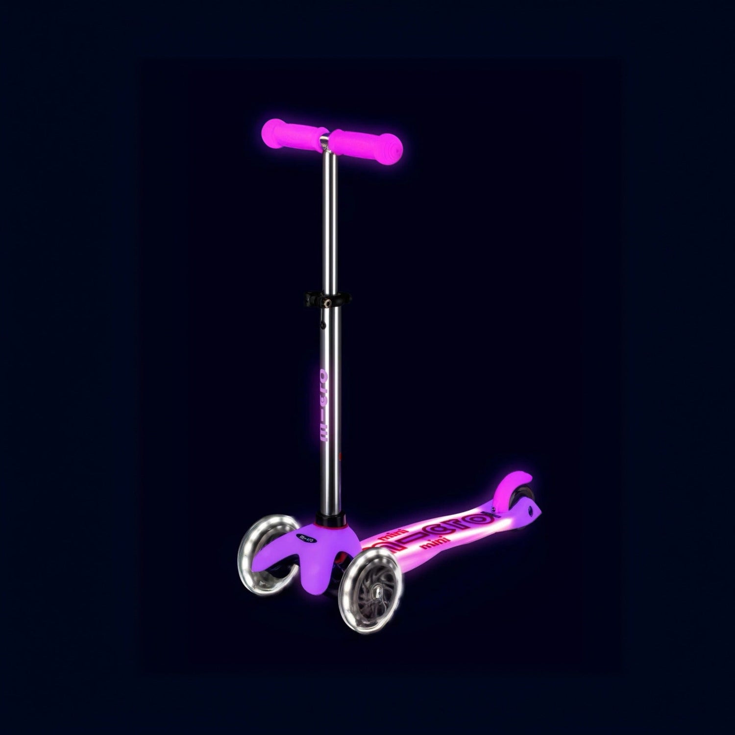 Micro Kick Scooter Mini Micro Deluxe Glow LED Plus 3 Wheel Scooter