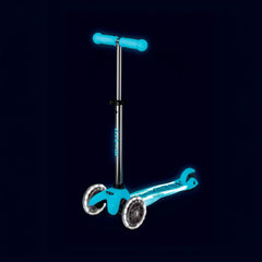 Micro Kick Scooter Mini Micro Deluxe Glow LED Plus 3 Wheel Scooter