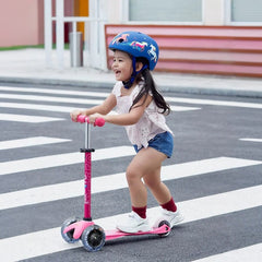 Micro Kick Scooter Mini Micro Deluxe LED 3 Wheel Scooter