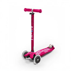 Micro Kick Scooter pink Maxi Micro Deluxe LED