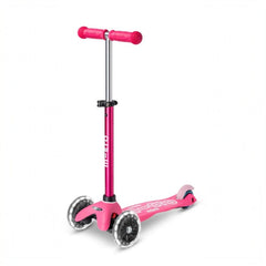 Micro Kick Scooter Pink Mini Micro Deluxe LED 3 Wheel Scooter