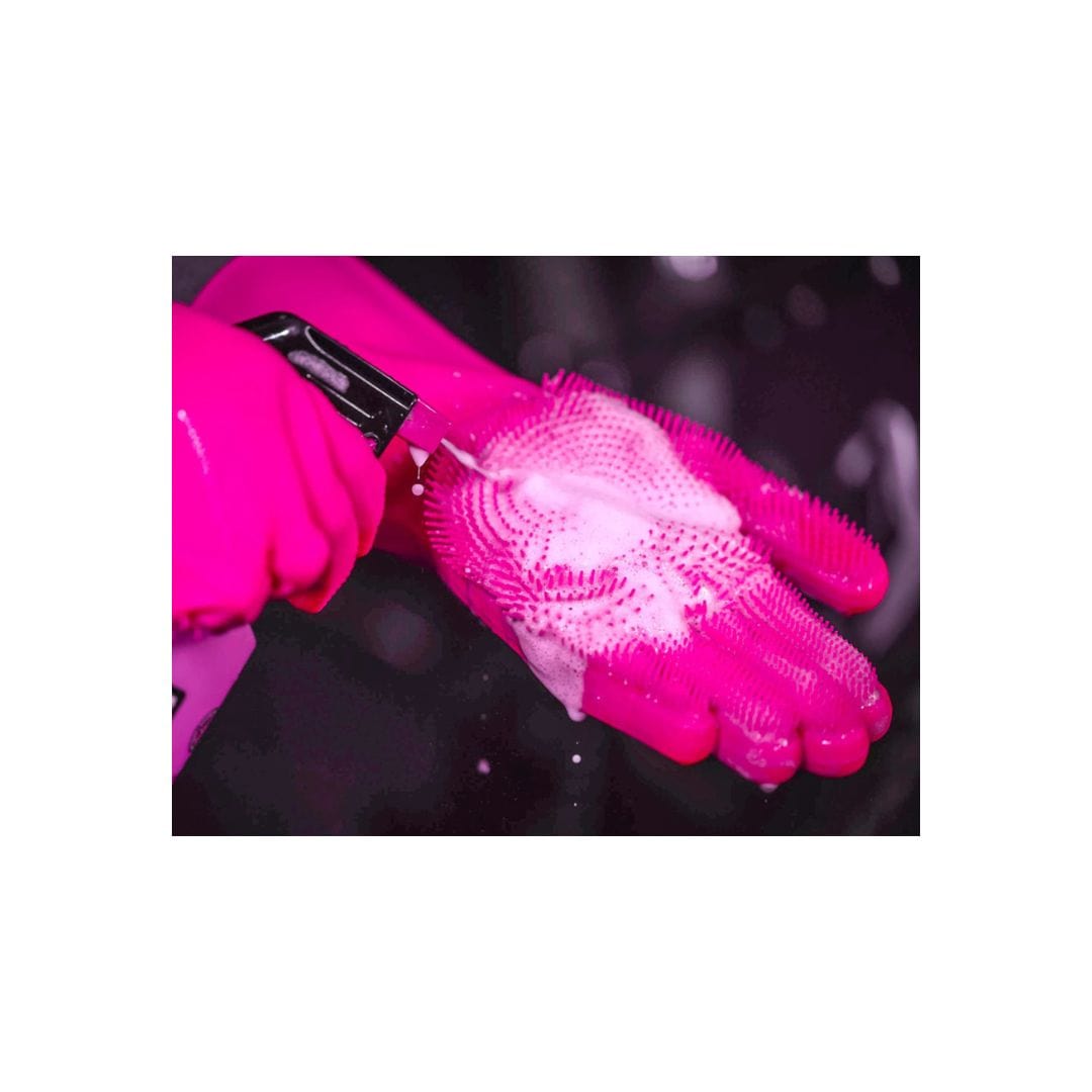 Muc-Off Bicycle accessories Muc-Off Deep Scrubber Gloves Pink